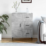 Puhvetkapp, betoonhall, 69,5 x 34 x 90 cm, tehispuit