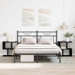 &Ouml;&ouml;lambi kapp 2 pcs must tamm 50 x 30 x 51,5 cm tehispuit