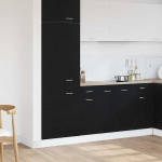 Sahtli alumine kapp riga must tamm 30 x 46 x 81,5 cm tehispuit