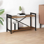 Raamatukapp vana puit 80 x 30 x 48.5 cm tehispuit