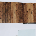 Seinakapp k&ouml;&ouml;ki riiuliga vana puit 40 x 31 x 80 cm tehispuit