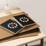 Dekor paneelid 12 pcs must tamm 30 x 42 x 0.3 cm tehispuit