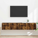 Tv seina kapp 2 pcs suitsetatud tamm 60 x 31 x 29.5 cm