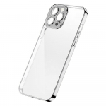 Joyroom Chery Mirror Case Cover for iPhone 13 Pro Metallic Frame Silver (JR-BP908 silver)