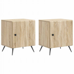 &Ouml;&ouml;lambi kapp 2 pcs sonoma tamm 43 x 34,5 x 50 cm tehispuit