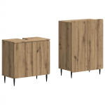 2-osaline vannitoa kapi komplekt zwolle artisan tamm tehispuit