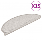 Isekleepuv trepivaip, 15 tk, 65x21x4 cm, plaatina