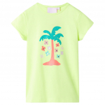 Laste t-s&auml;rk, fluo kollane, 116