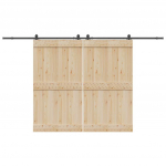 Liugukse tarvikute komplekt 366 cm terasest, must