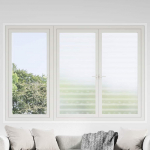 Ise kinni kleebitav aknafilm h&auml;rmatise triibud 90 x 1000 cm pvc