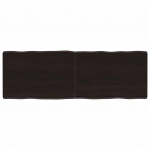 Lauaplaat, tumepruun, 120x40x(2-6) cm, t&ouml;&ouml;deldud t&auml;ispuit