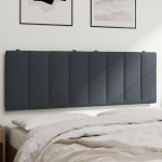 Voodipeatsi padi hanko, tumehall, 140 cm, samet