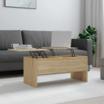Kohvilaud, sonoma tamm, 102x50,5x46,5 cm, tehispuit