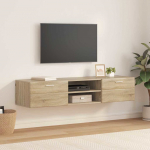 Puidust kapp sahtliga sonoma tamm 150 x 39 x 30 cm tehispuit
