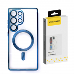 Wozinsky Electroplated Case with Magsafe for Samsung Galaxy S25 Ultra - Blue