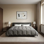 T&auml;ispika aasta tekk rapistatud helehall 200 x 240 cm mikrokiud