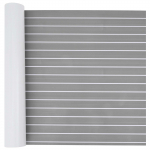 Paadi matt triibuline helehall ja valge 240 x 90 cm eva
