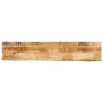 Lauaplaat, 120 x 40 x 3,8 cm, naturaalsete servadega, mangopuit