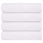 Saunalinad 4 tk, valge, 100x150 cm, 360 gsm, 100% puuvill