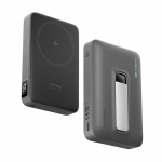 Cuktech WPB100 10000 mAh Qi2 Magnetic Powerbank 30W with Stand - Black