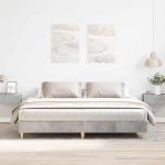 Voodiraam ilma madratsita, betoonhall 180x200 cm, tehispuit