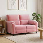 Diivan roosa 154 x 85 x 93 cm samet