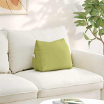 Seljatugi padi hele roheline 45 x 20 x 35 cm kangas