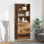 K&otilde;rgushein sahtliga vana puit 69,5 x 32,5 x 180 cm tehispuit