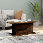 Kohvilaud, suitsutatud tamm, 102x55,5x40 cm, tehispuit