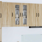 K&ouml;&ouml;gikapp riiuliga sonoma tamm 60 x 31 x 80 cm tehispuit