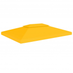 Kahekordne varjualuse katus 310 g/m&sup2; 4 x 3 m, kollane