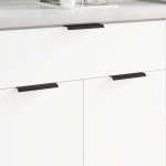 K&auml;epide 2 pcs must 120 x 39.6 x 17 mm alumiinium