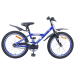 Laste bike 18 tolli 5-7 aastastele tumesinine