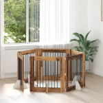 Koerav&auml;rav koos aluspuudega 6 pcs vana puit 80 x 80 cm