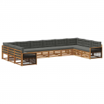 Diivanikomplektid padjaga 10 pcs tugev akatsiapuu