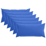 Diivanipadi 6 pcs heerlen kuninglik sinine 40 x 80 cm pol&uuml;ester