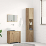 3-osaline vannitoa m&ouml;&ouml;blikomplekt, kunsttamm, tehispuit