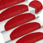 Trepimatid 30 tk 65 x 21 x 4 cm punased poolringikujulised suured