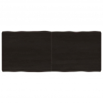 Lauaplaat, tumepruun, 120 x 50 x (2-6) cm, t&ouml;&ouml;deldud t&auml;ispuit