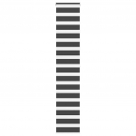 Triibuline ruloo must 45x200 cm kanga laius 40,9 cm pol&uuml;ester