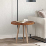 Lauda peal tumepruun &oslash; 60 x 4 cm tugev tammepuit