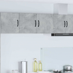 Seinakapp k&ouml;&ouml;ki riiuliga betoonhall 80 x 31 x 40 cm tehispuit