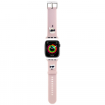 Karl Lagerfeld 3D Rubber Karl&Choupette Heads strap for Apple Watch 42/44/45/49mm - pink