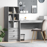 Laud koos hoiuruumiga sahtliga 2 pcs hall sonoma tehispuit