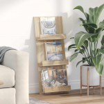 Ajakirja riiul riiuliga sonoma tamm 51 x 11 x 102 cm tehispuit