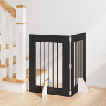 Koerav&auml;rav koos aluspuudega 2 pcs must tamm 60 x 80 cm