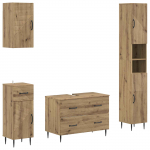 4-osaline vannitoa kapi komplekt haarlem artisan tamm tehispuit