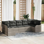 Aia diivanikomplekt padjaga 7 pcs helehall pol&uuml;rooster