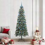 Tehisj&otilde;ulupuu roheline 210 cm pvc, plastikk ja teras