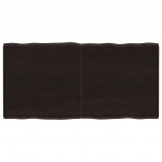 Lauaplaat, tumepruun, 120 x 60 x (2-4) cm, t&ouml;&ouml;deldud t&auml;ispuit